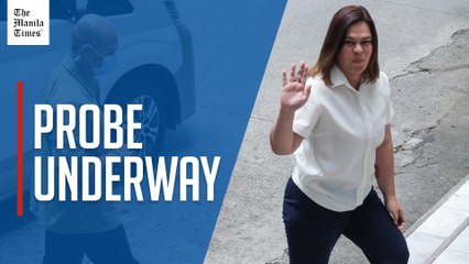 Vice President Duterte attends preliminary investigation on alleged Marcos 'threat'