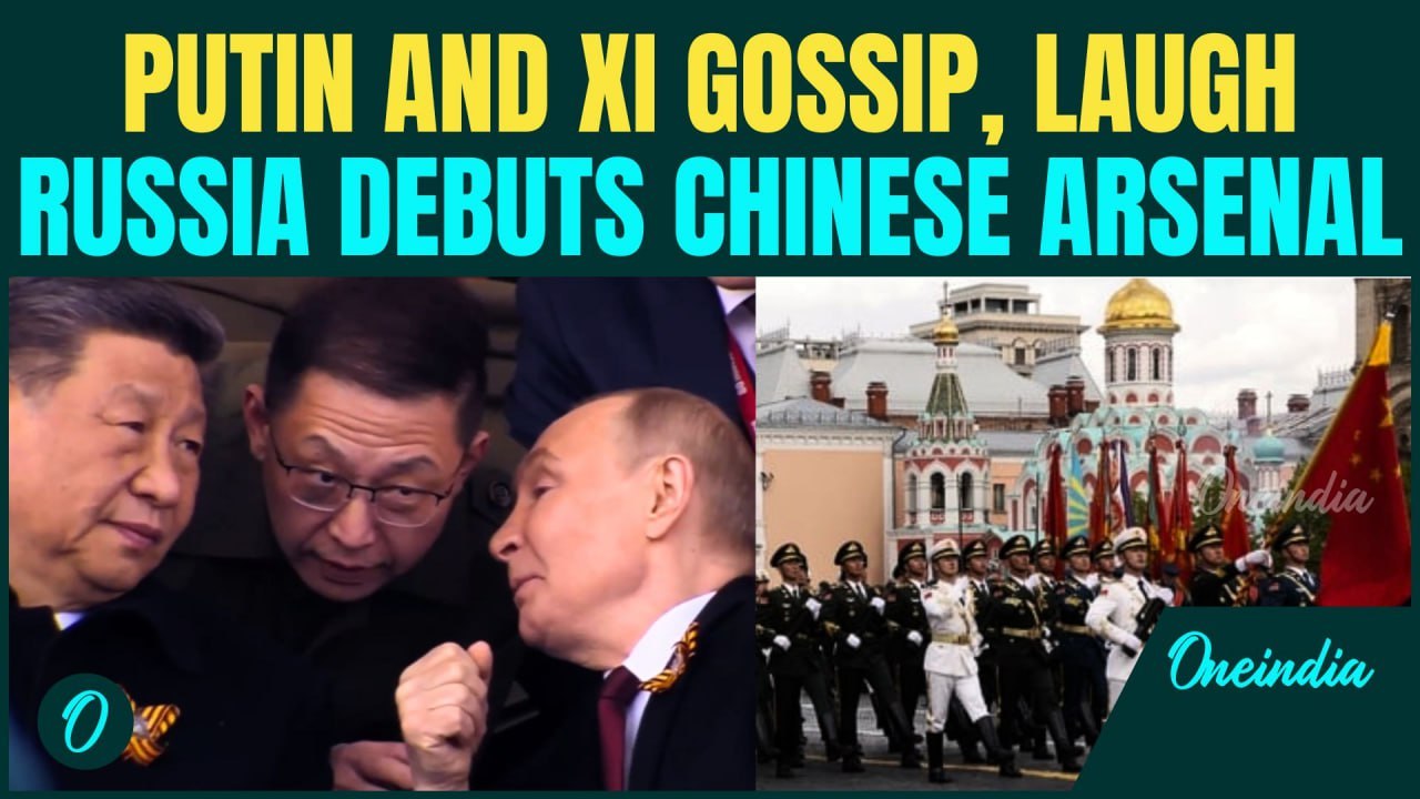 Putin & Xi Jinping Share Stage at Victory Day Parade in Moscow, Signaling Ties Amid Ukraine Conflict