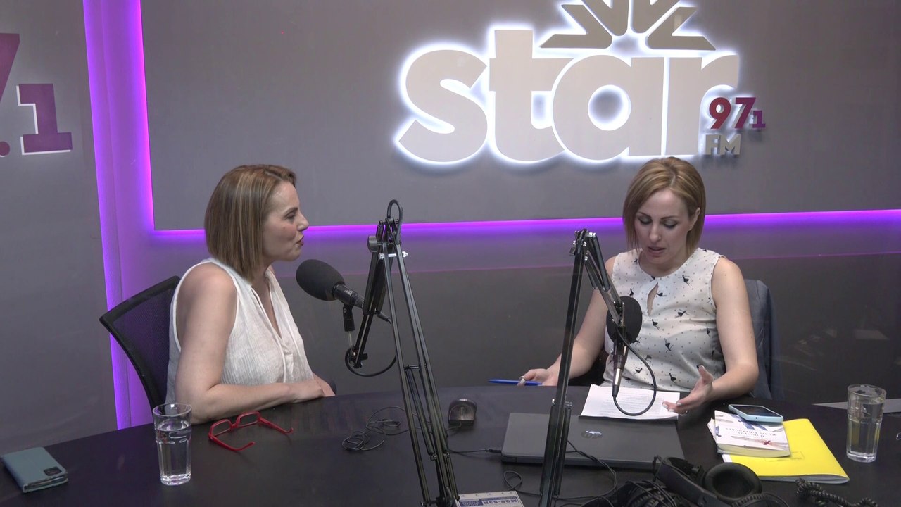 H συγγραφέας, Γιώτα Τριανταφύλλου, στον STARFM