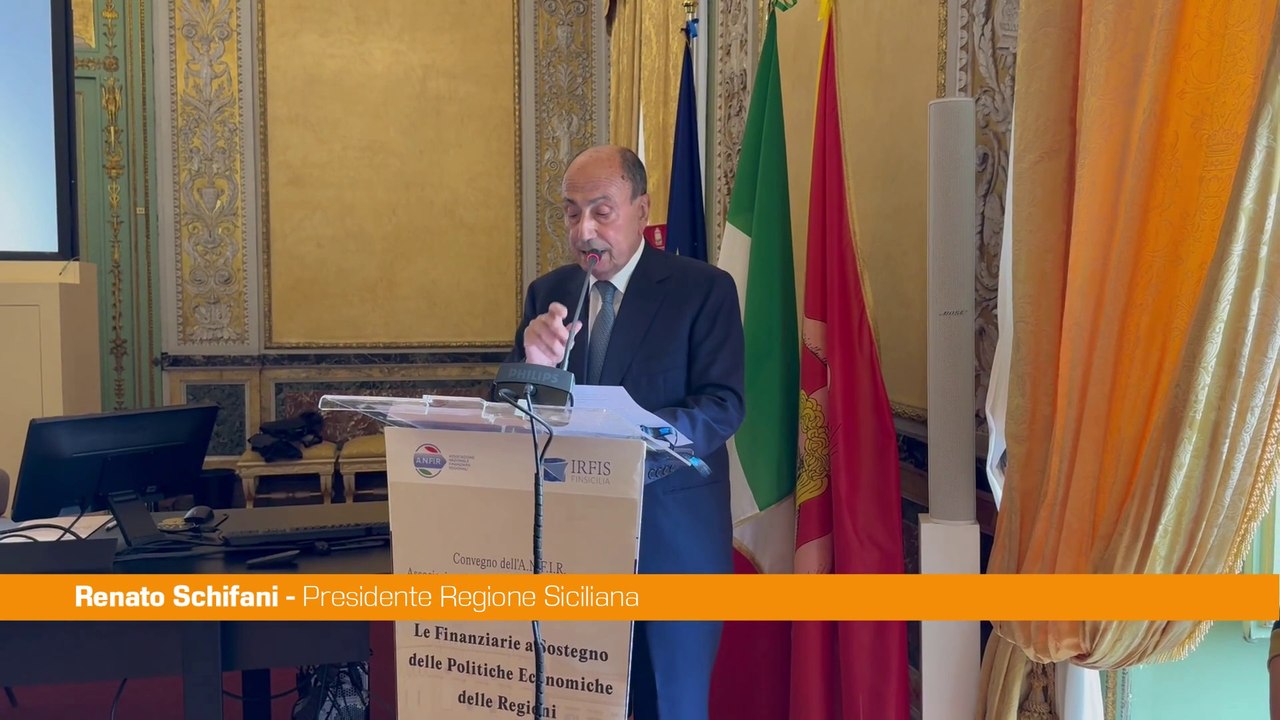 Schifani "L'economia siciliana è in crescita, il Pil in aumento"