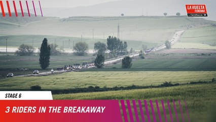 3 riders in the breakaway - Stage 6 - La Vuelta Femenina 25 by Carrefour.es