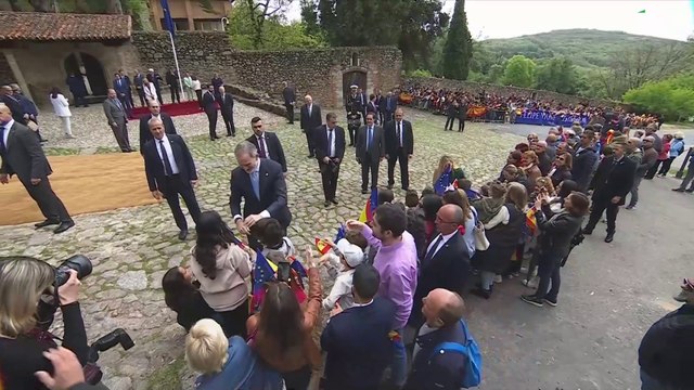 El rey Felipe VI preside la entrega del Premio Carlos V a Josep Borell