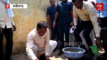 अचानक सीएम का काफिला पहुंचा बलौदा बाजार के कमार पारा, साय ने बांस से बने सूप और पंखे खरीदे