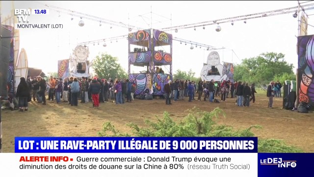 On n'est pas là pour embêter les gens : des participants à la rave-party illégale dans le Lot expliquent les raisons de leur présence