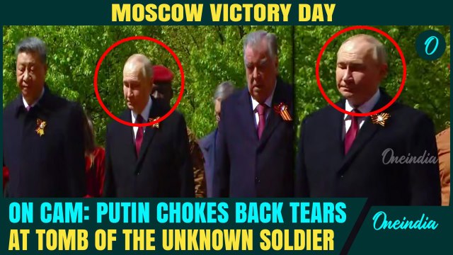 VIDEO: Putin Breaks Down in Tears at Tomb of the Unknown Soldier; Pays Tribute to Soldiers of WWII