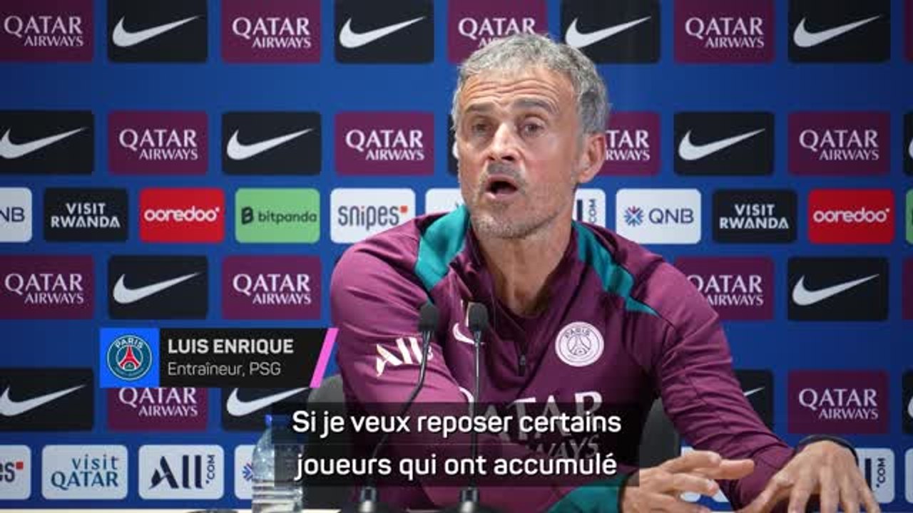 PSG - Luis Enrique va laisser des cadres au repos et donner sa chance aux jeunes
