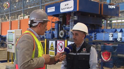 رئيس شركة السويس للصلب: انتاج الشركة للانتاج المحلي وما يزيد للتصدير وسيوفر لنا عملة صعبة