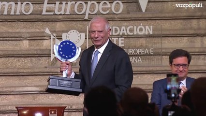 Josep Borrell recibe el XVIII Premio Europeo Carlos V