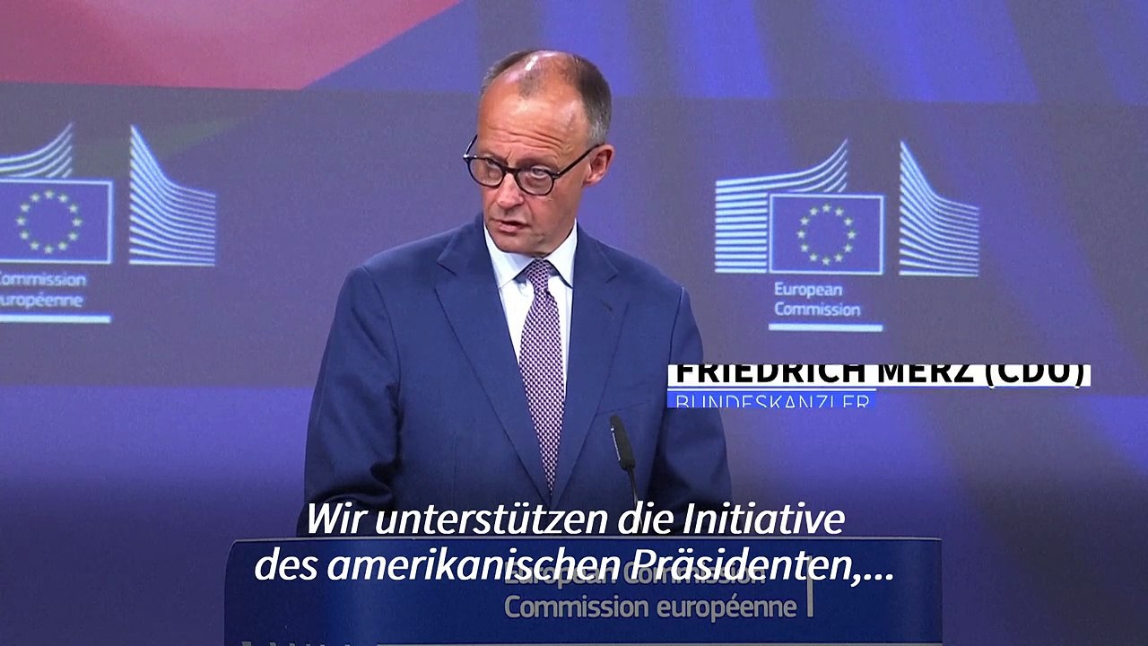 Merz zu Ukraine-Verhandlungen: 'Der Ball liegt jetzt in Moskau'