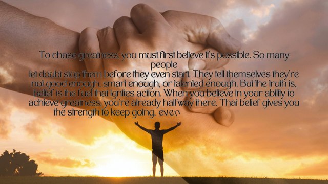 Chase Your Greatness | Daily Motivation for Personal Growth & Success #successmindset #quotes