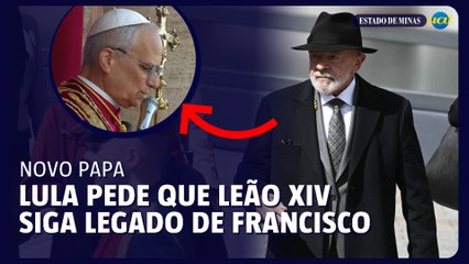 Lula pede que papa Leão XIV siga legado de Francisco