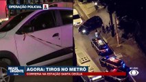 Suspeito baleado em estação do metrô será autuado em flagrante, diz policial