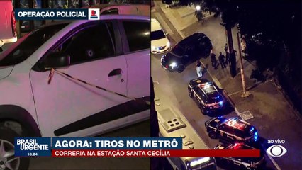 Suspeito baleado em estação do metrô será autuado em flagrante, diz policial