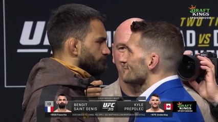 UFC 315 - Le face-à-face de Saint Denis avec Prepolec avant son grand retour