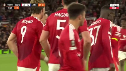 M. United 4-1 Ath. Club | Resumen | Europa League