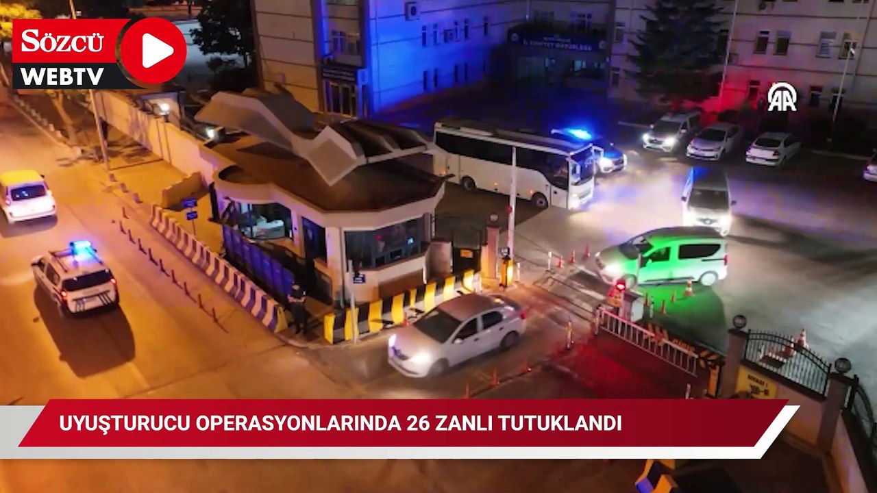 Konya'da uyuşturucu operasyonu: 26 kişi tutuklandı