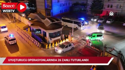 Konya'da uyuşturucu operasyonu: 26 kişi tutuklandı