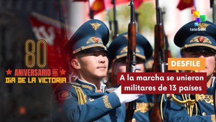 Marcha ceremonial con más de 10 mil soldados rusos