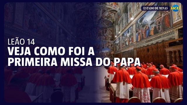 Veja como foi a primeira missa do papa Leão XIV