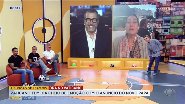 Band é a primeira emissora a noticiar a escolha do novo papa na TV aberta