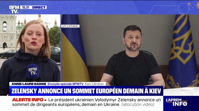 Ukraine: Volodymyr Zelensky annonce un sommet des dirigeants de la coalition des volontaires samedi à Kiev
