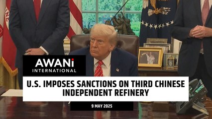 U.S. imposes sanctions on third chinese independent refinery