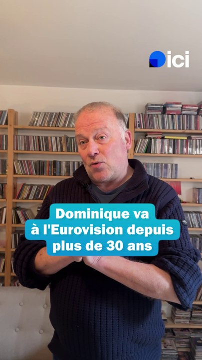 Dominique, fan de l'Eurovision depuis 50 ans : "Le vinyle de Marie Myriam, je l'ai au moins en dix exemplaires"