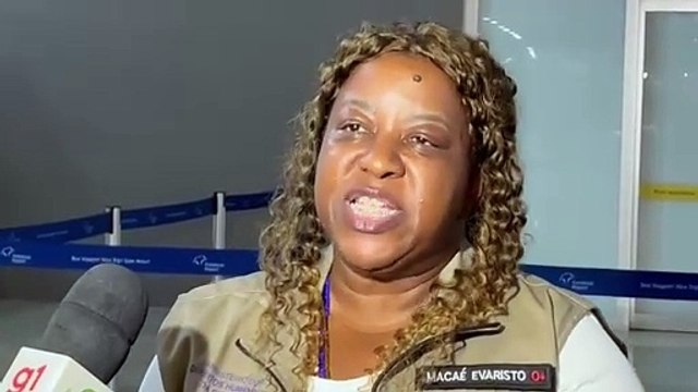 Ministra dos Direitos Humanos e da Cidadania Macaé Evaristo recepciona deportados