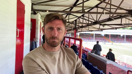 Aldershot Town midfielder James Henry pre-FA Trophy final