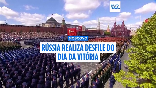 Rússia organiza desfile do Dia da Vitória, em Moscovo, em plena guerra com a Ucrânia
