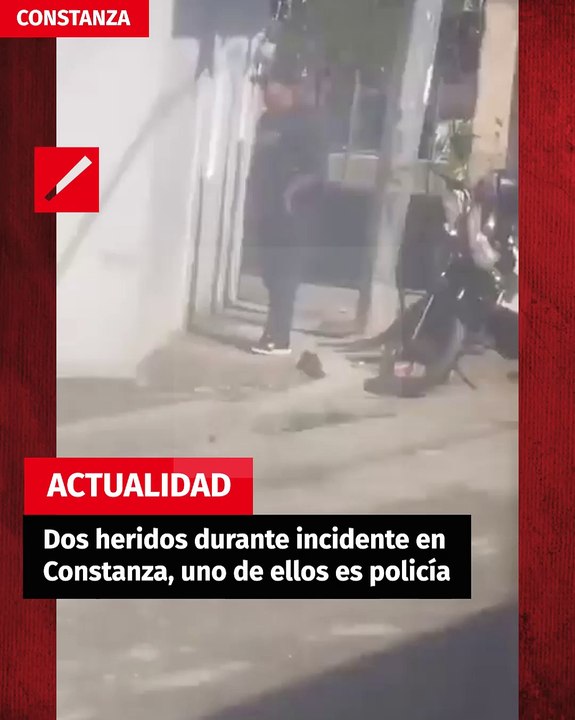 Dos heridos durante incidente en Constanza, uno de ellos es policía