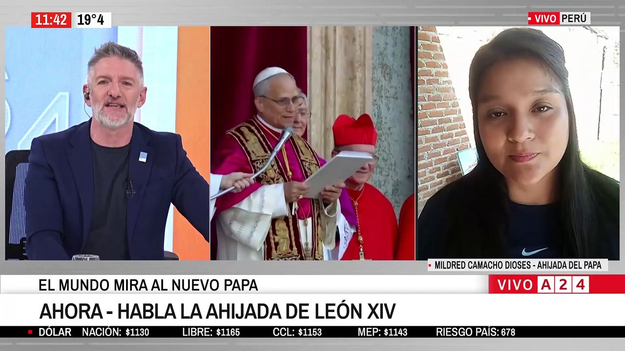 🕊️ MILDRED CAMACHO: LA AHIJADA DEL PAPA LEÓN XIV 🇵🇪✨