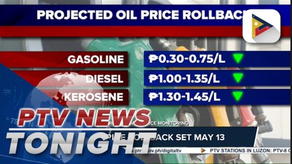 Oil price rollback set May 13