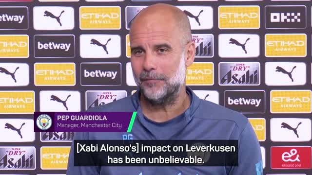 Guardiola hails Alonso's 'unbelievable' Leverkusen tenure