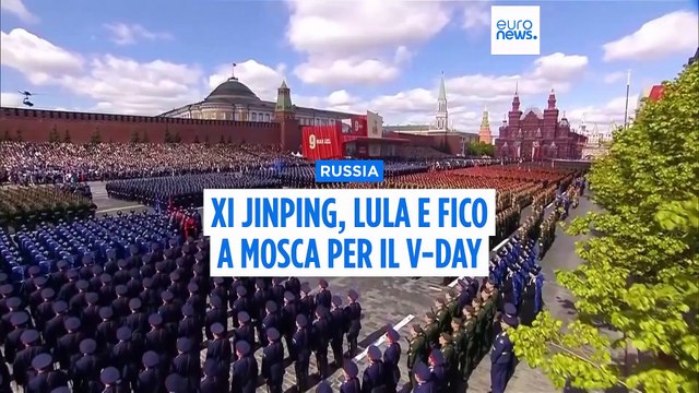 Russia, a Mosca va in scena la parata del Giorno della Vittoria