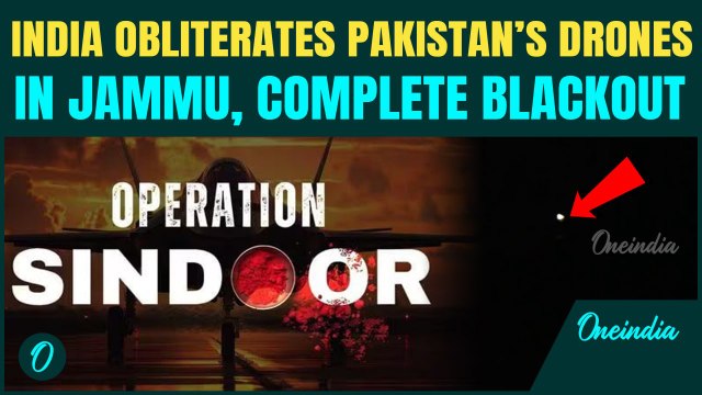 Jammu Blackout BREAKING: India Destroys Pakistan’s Drones in Jammu | Sirens Heard, Explosions