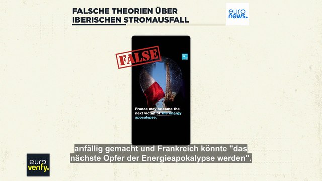 Von Sanktionen bis Sonneneruptionen: Fake News zum Stromausfall in Spanien und Portugal kursieren weiter