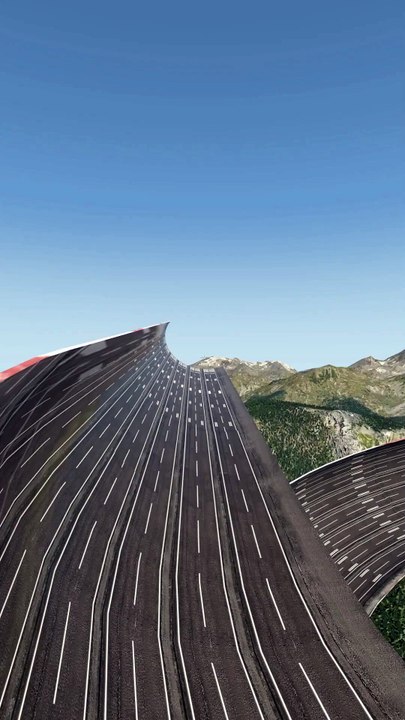 Exciting Landing, Simulated