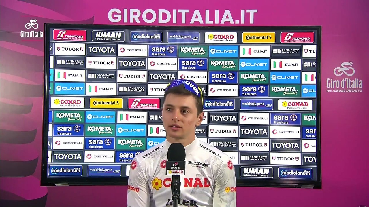 Cycling - Giro d'Italia 2025 - Francesco Busatto : "I stayed in the wheel of Van Aert, and went as fast as I could"