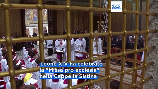 Elezione Papa Leone XIV, prima messa di Prevost nella cappella Sistina: Siamo una comunità