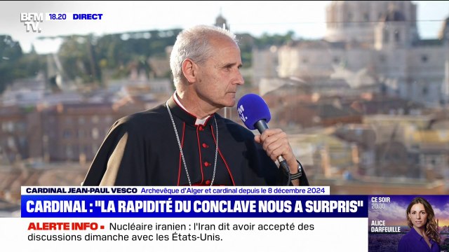 Le cardinal Jean-Paul Vesco, archevêque d'Alger, sur l'élection du pape Léon XIV: La rapidité du conclave nous a surpris