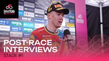 Giro d'Italia 2025 | Stage 1: Post-race interviews