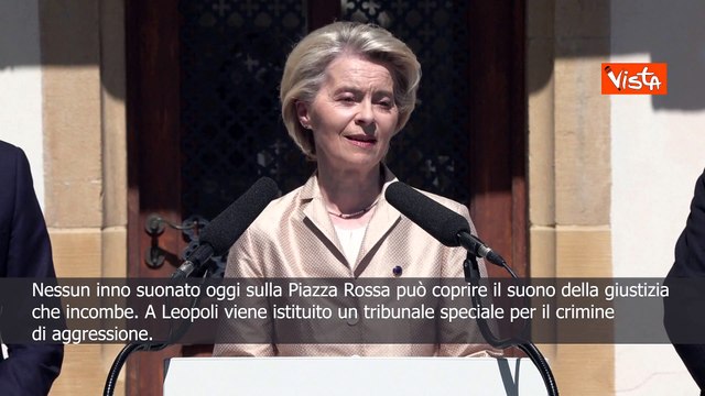 Von der Leyen: In Ucraina si scrive la storia dell'Europa