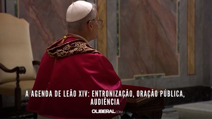 A agenda de Leão XIV entronização, oração pública, audiência