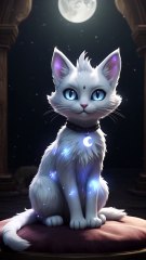 Master Banana and the Moonlight Cat 🌙 #animatedshorts #fruitcartoon#moonlight#whitecat@ #kidsshorts