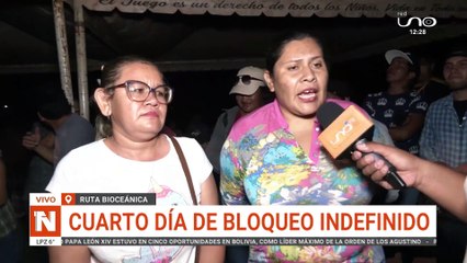 CUARTO DÍA DE BLOQUEO INDEFINIDO