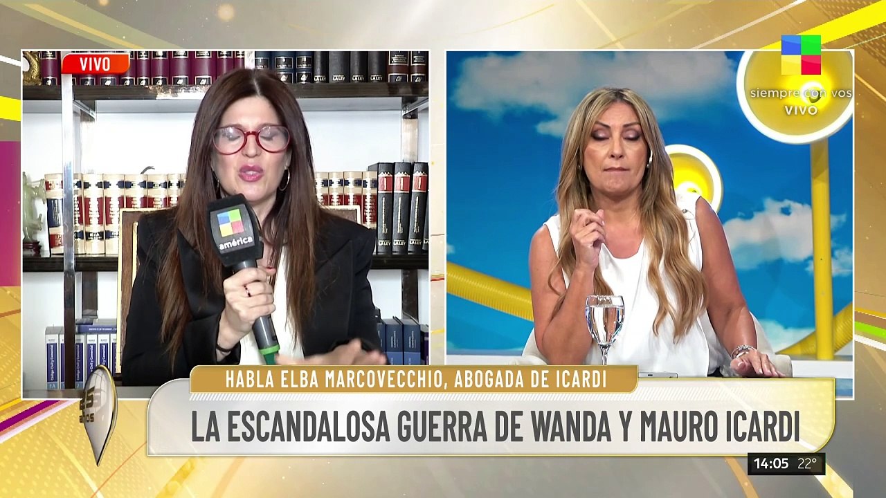 Elba Marcovecchio habló sobre el reclamo económico de Wanda Nara a Mauro Icardi