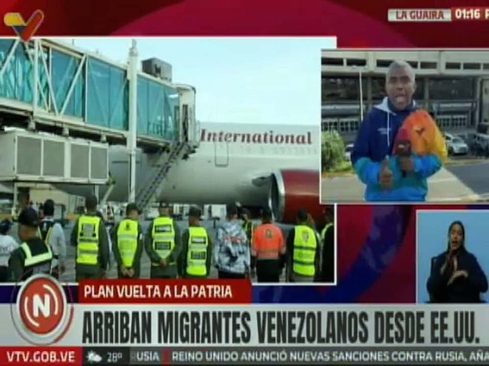La Guaira | Gracias al Plan Vuelta a la Patria llegan a tierras venezolanas 168 venezolanos