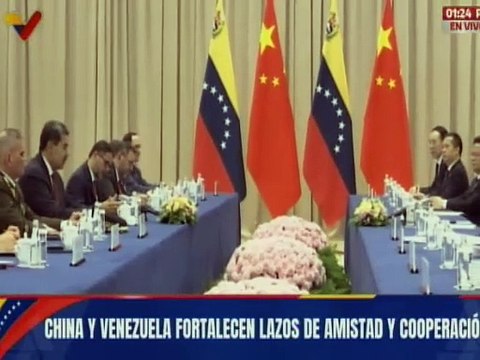 Presidentes Nicolás Maduro y Xi Jinping sostienen encuentro para fortalecer lazos de amistad y apoyo