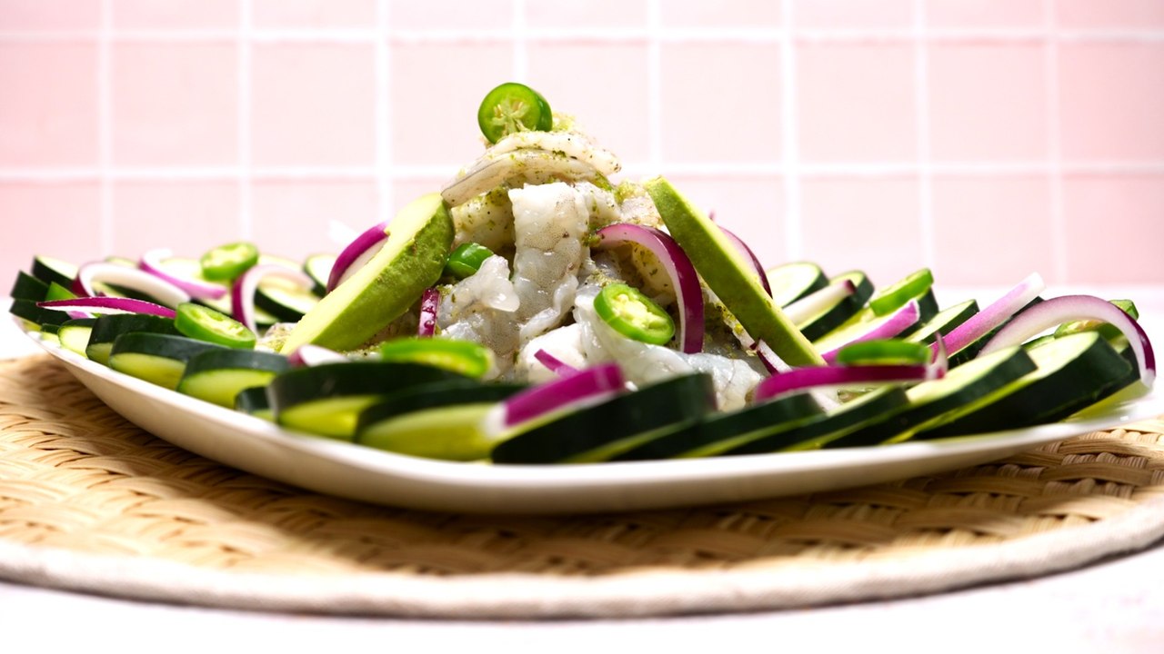 Aguachile de camarón